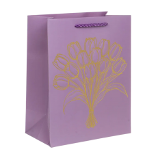 Пакет подарочный бумажный 18x23x10 см, 